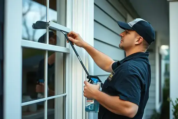 Residential window cleaning service